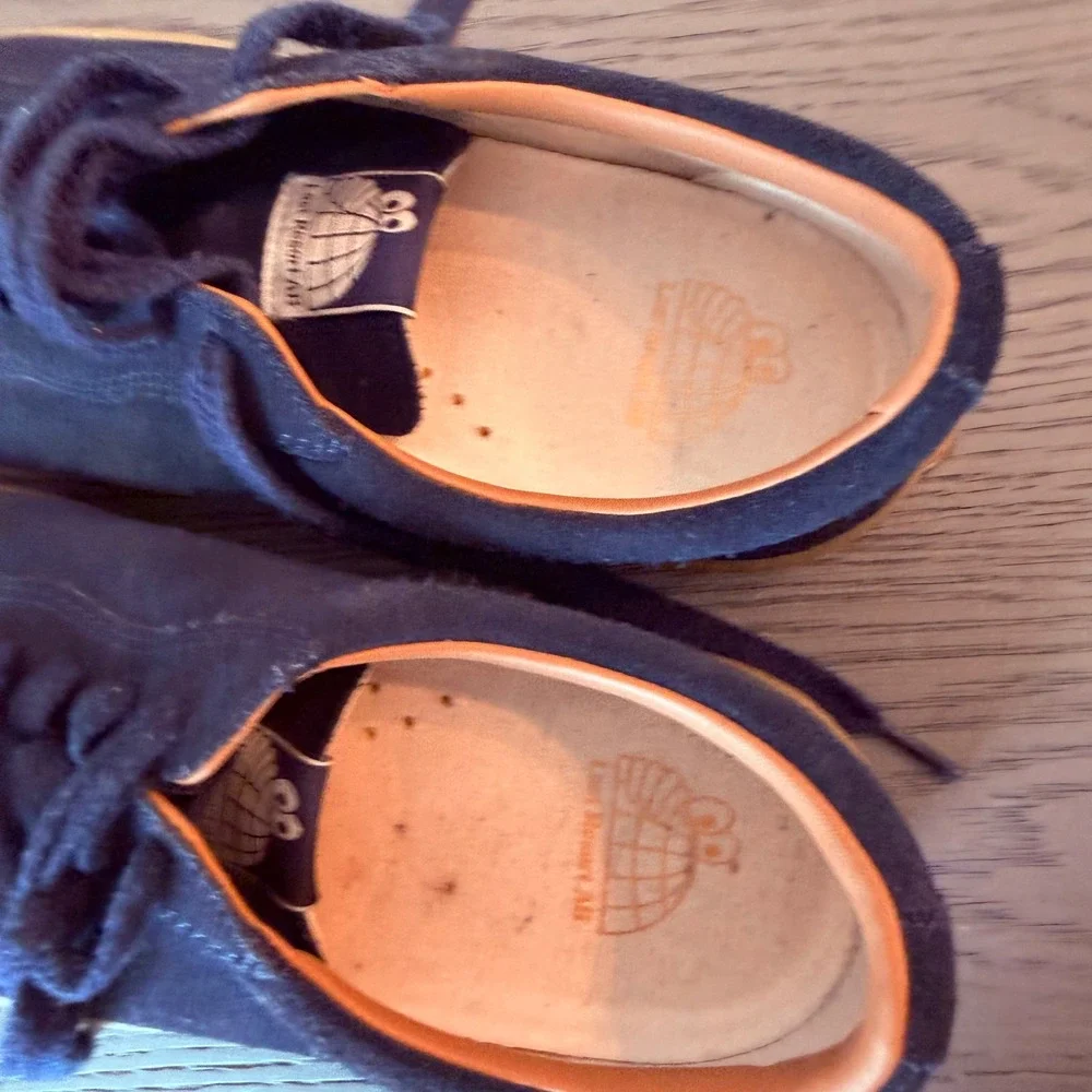 Vans Last Resort AB VM002 Navy Gum‎ Suede Low Top Skate Sneakers Mens 9 VM002-1